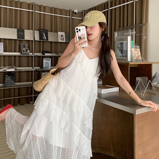 现货2026新款 拼接吊带裙8626p115K168 夏季