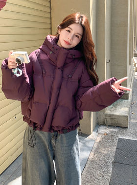 现货2025新款主推白鸭绒羽绒服女6662P255K378