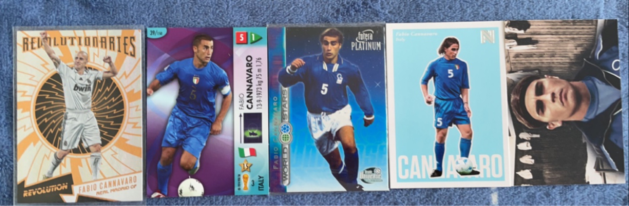 足球球星卡 帕尼尼 TOPPS 福特拉 CANNAVARO 卡纳瓦罗 普特卡专集