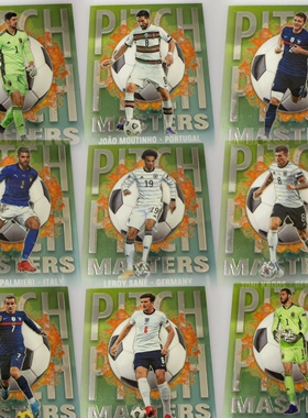 2021马赛克系列2020欧洲杯 PITCH特卡全套及单卡 正版足球球星卡