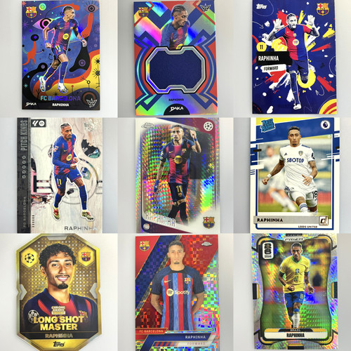 拉菲尼亚球星卡专集(200种)  正版足球球星卡 帕尼尼 topps 巴萨