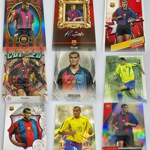 里瓦尔多 足球球星卡专场  帕尼尼 巴塞罗那 巴萨 巴西 topps