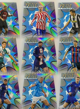 2023 topps finest 欧冠 prized 镭射 特卡