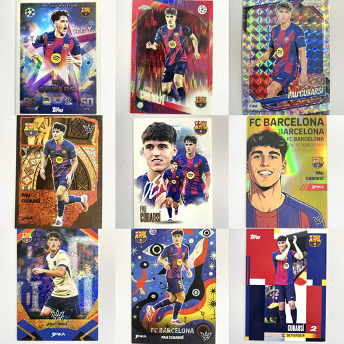 库巴西 cubarsi 球星卡专集100种西班牙世界杯 帕尼尼 topps 巴萨