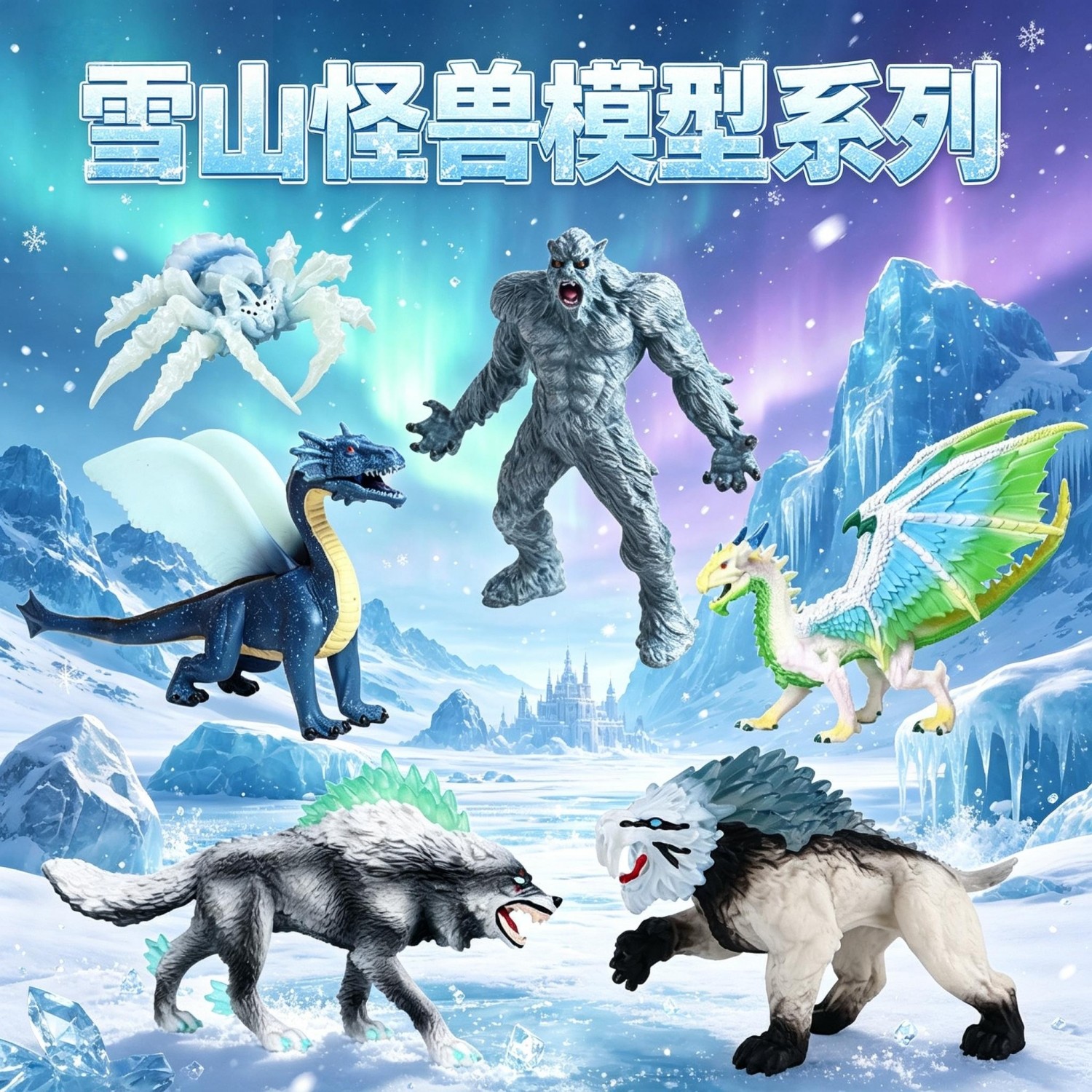 儿童仿真神话动物玩具喜马拉雅山仿真/动物玩偶