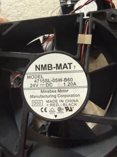 05W B60 120 NMB 38变频器铝框风扇 1.20A 4715SL 24V 原装 B50