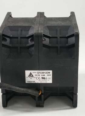 台达 GFC0812DW 双电机 12V 6.6A 8CM 8076 汽车电动暴力增压风扇