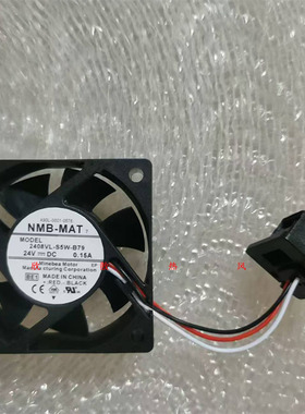 A90L-0001-0576 2408VL-S5W-B79 24V 原装发那科风扇带原装插头