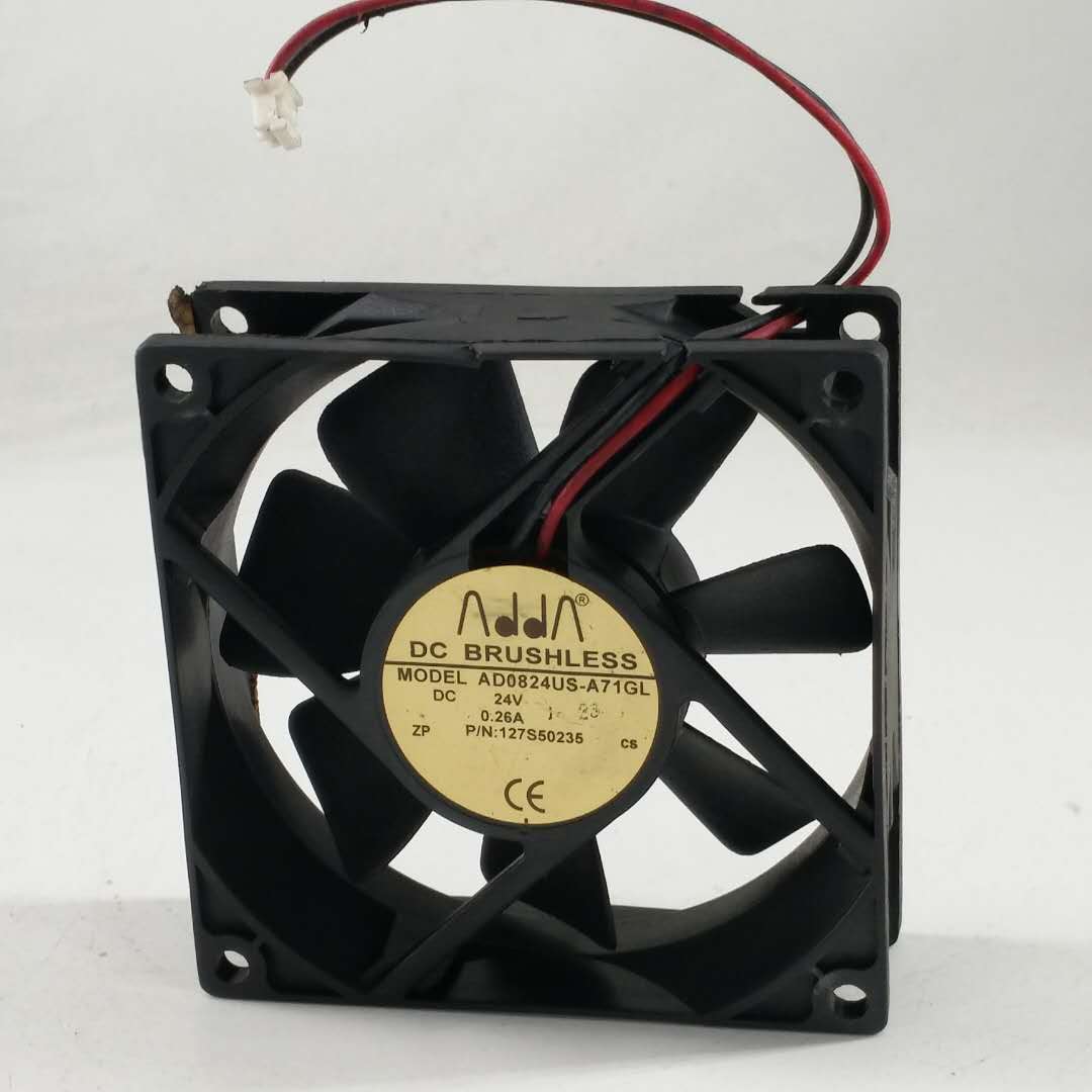 ADDA AD0824US-A71GL 8CM 8025 DC24V 0.26A变频器风扇80*80*25MM