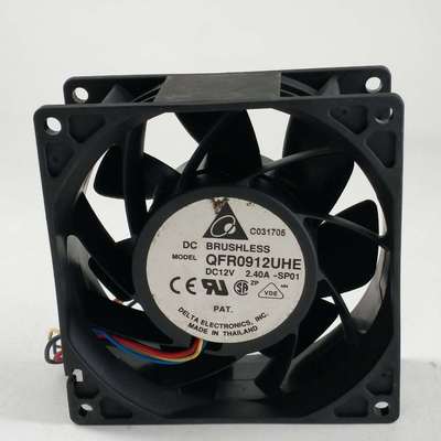 台达 QFR0912UHE 9038 9CM/厘米 12V 2.40A 3线 暴力增压散热风扇
