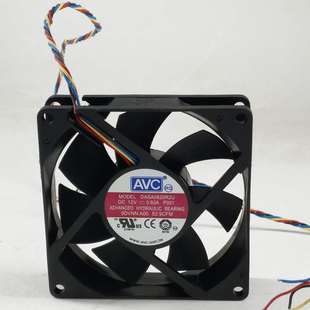 8CM PWM温控大风量机箱 12V AVC 风扇 8020 CPU 0.6A DASA0820R2U