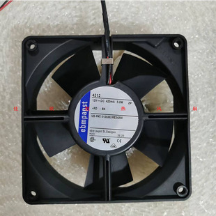 4312 12V 原装 12032 papst 420MA 12cm散热风扇 德国Ebm