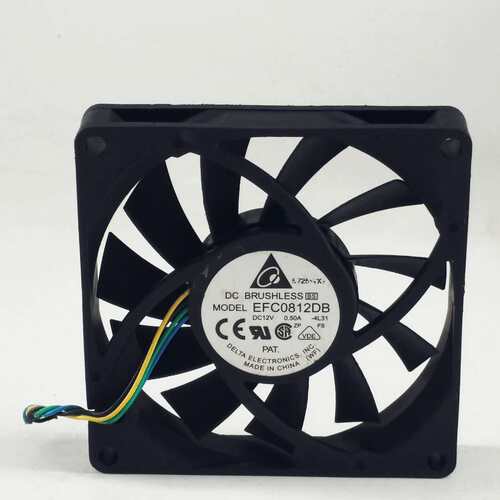 台达EFC0812DB 8cm 12V 0.5A 4线 PWM温控调速机箱大风量散热风扇