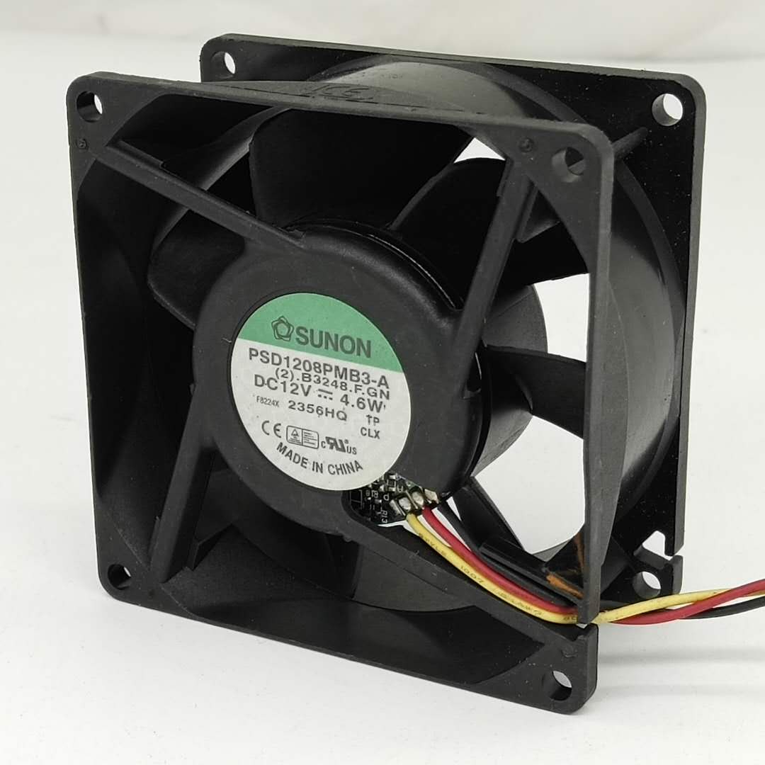 建准PSD1208PMB3-A 12v 4.6w 8038 8cm厘米机箱大风量服务器风扇