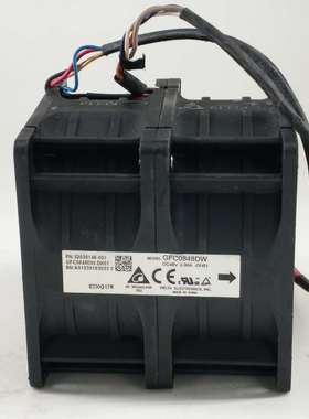 台达 GFC0848DW 8076 8CM DC48V 2.00A 双电机汽车增压暴力风扇