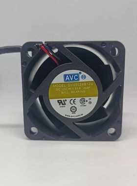 原装AVC奇宏DV05028B12U 12V 1.65A  5cm 5028双滚珠散热风扇