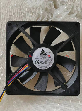 台达 AFB0912HB 9cm 12v 0.26A 9015电脑主板调速 水冷超薄风扇