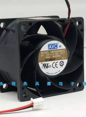 AVC DBTA0638B2S 6038 DC12V 3.15A 6CM大风量散热风扇60*60*38MM