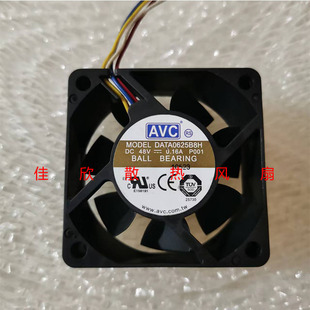 AVC DATA0625B8H 6025 48V 0.16A 6CM 4线温控华为服务器散热风扇