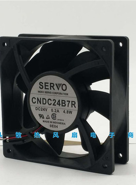 CNDC24B7R DC24V 0.2A 4.8W 原装正品日本SERVO 伺服进口风扇