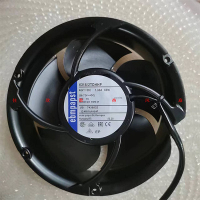 ebmpapst 6318/2TDHHP 17251 DC48V 1.38A 66W 变频器散热风扇