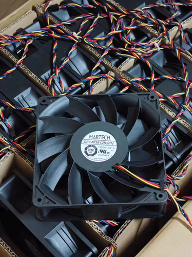 正品MARTECN 12V5.0A 14038 大功率风扇 DF1403812B2FN 14CM/厘米