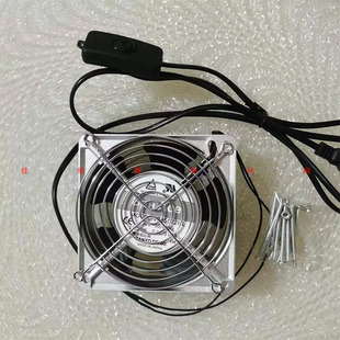 全新三洋109S072UL 12038 AC110 220V口罩机散热风扇风机 12CM