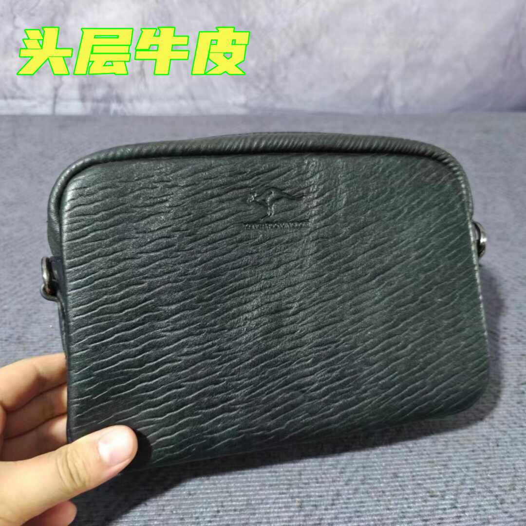 头层牛皮真皮复古英伦风邮差剑桥包男包女包出口外贸专柜撤柜斜挎