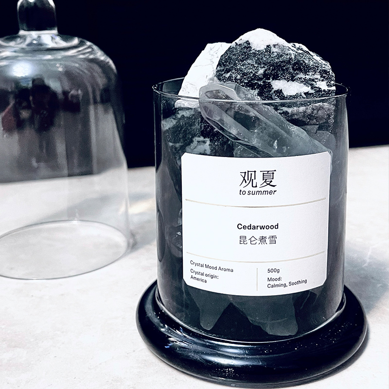 观夏昆仑煮雪香薰晶石tosummer颐和金桂香氛高级感扩香石礼盒