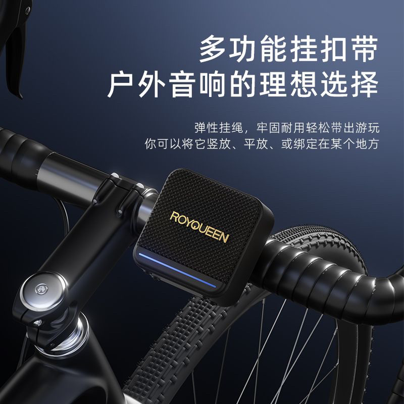 朗琴M3复古便携蓝牙音箱小型超重低音炮户外大音量防水无线小音响