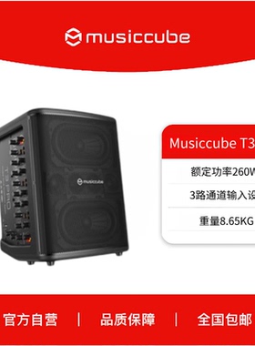 Musiccube音乐骑士T3pro Pro户外路演便携式乐器音箱