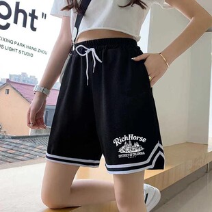 薄款 夏季 宽松直筒休闲裤 潮流爆款 速干运动短裤 阔腿五分中裤 子女款