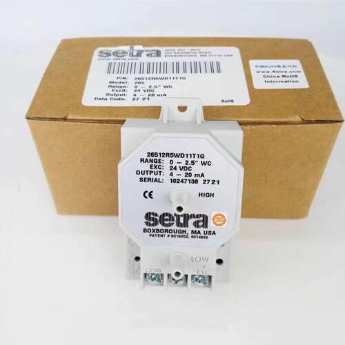 原装SETRA西特265系列26512R5WD11T1G微压差压传感器变送器0-2.5W