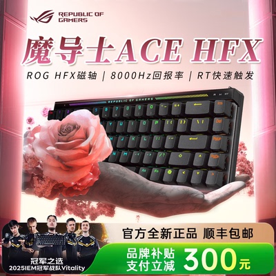 ROG魔导士AceHFX有线磁轴键盘