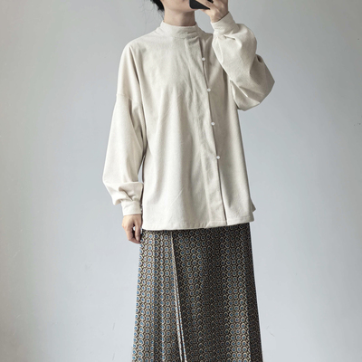 暗袖盈香【陆英】原创汉服女汉元素高领上衣明制马面裙日常通勤