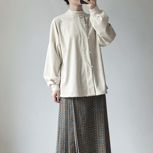 暗袖盈香【陆英】原创汉服女汉元素高领上衣明制马面裙日常通勤