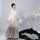 盈香 旺运小蝴蝶 原创织金仿妆花马面裙新中式 暗袖 日常2024新款