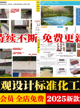 景观设计标准化施工工艺工法收口细节做法绿化养护标准方案文本