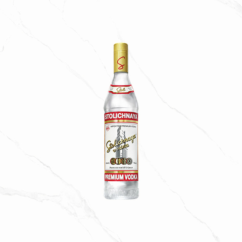 苏联红伏特加苏连红Stolichnayavodka洋酒750ml鸡尾酒调酒基酒