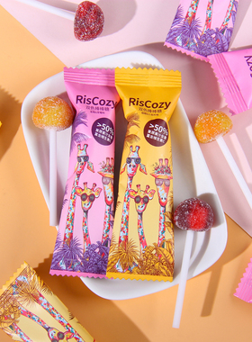 英国RisCozy瑞可滋双味棒棒糖结婚喜糖散装糖果休闲小零食伴手礼
