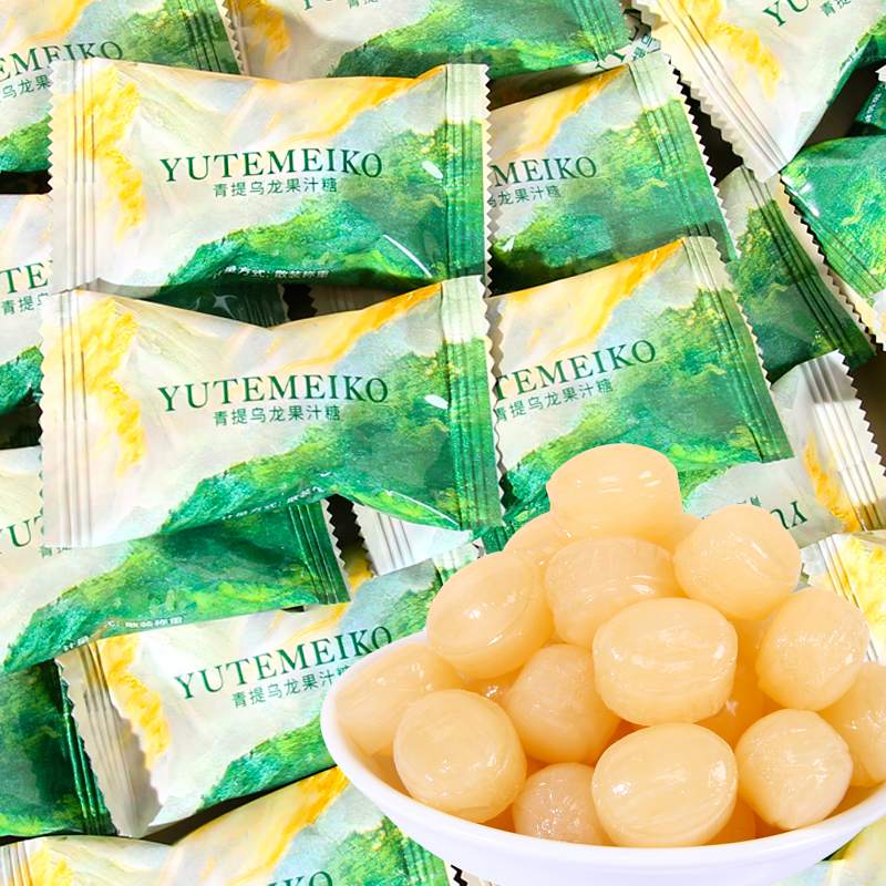 羽田铭菓青提乌龙水果汁味硬糖结婚喜糖果订婚伴手礼高颜值小零食