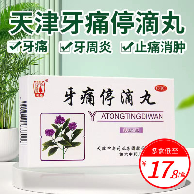 【松栢】牙痛停滴丸40mg*20丸*1瓶/盒