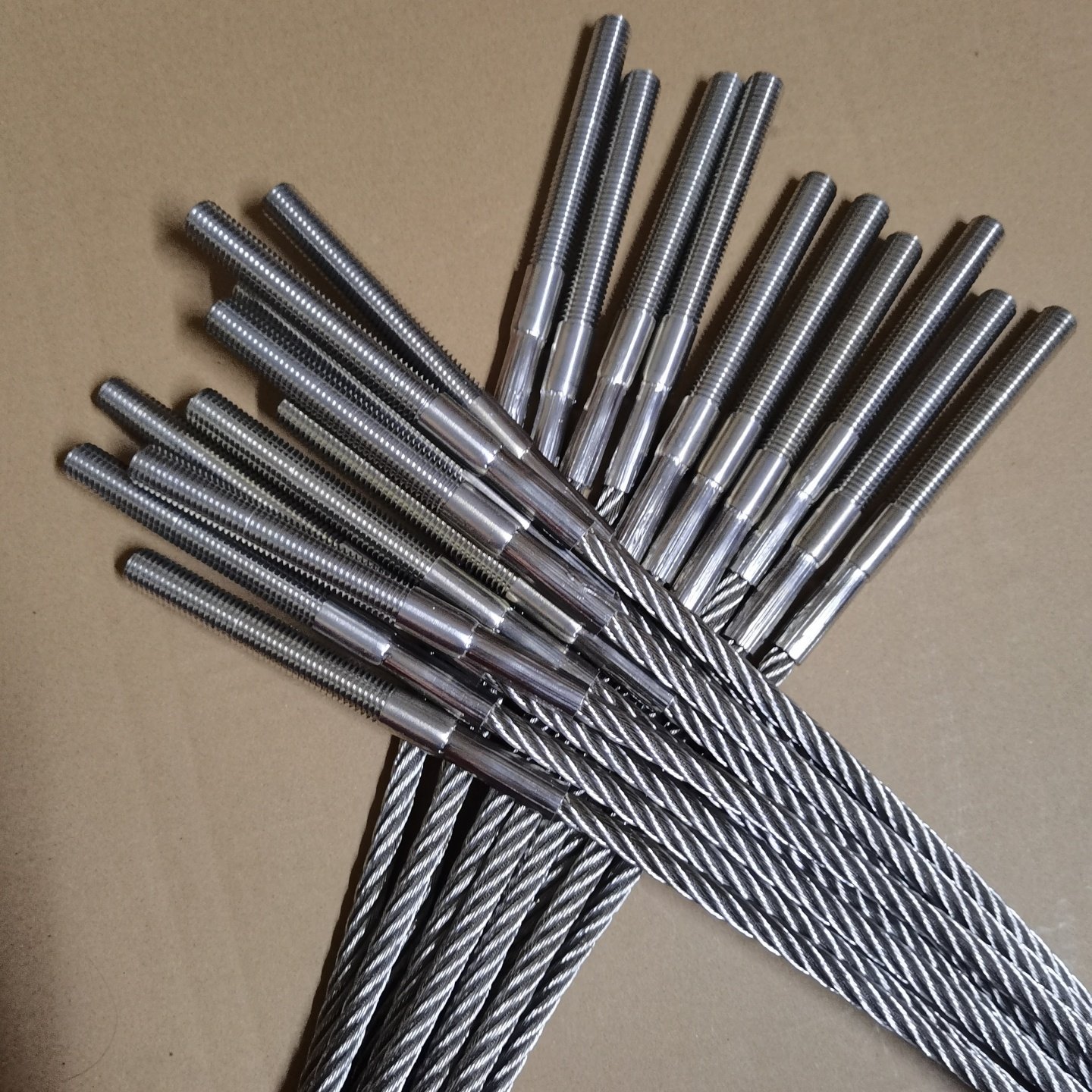 304加工钢丝绳连接螺杆可调节收紧316钢丝绳拉索闭口端子任意加工,基础建材,钢丝绳,淘宝优惠券,粉丝福利购,淘宝优惠卷