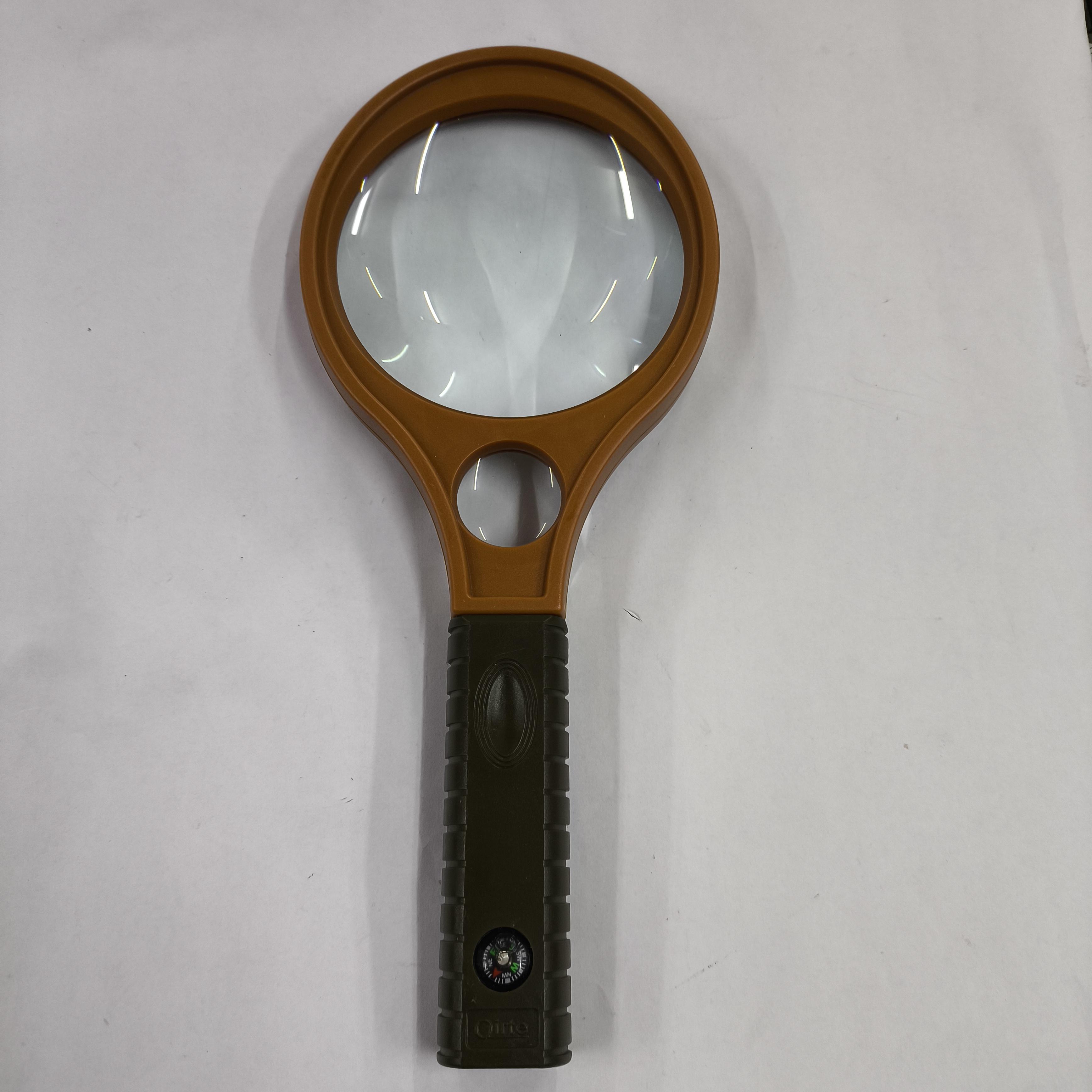 奇尔特QK-7502高倍率放大镜75MM约10倍和12倍带指南针黑科技