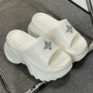 厚底拖鞋女款外穿9cm增高时尚