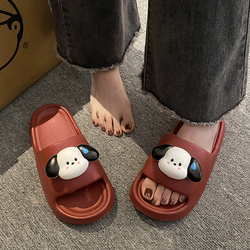 EVA买一送一情侣拖鞋可爱小狗