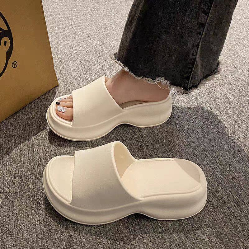 夏季女款厚底增高防滑百搭一字拖