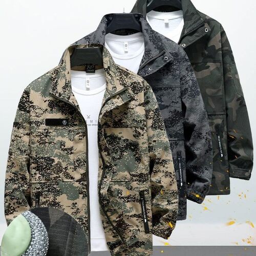 工作服套装男春秋款耐磨