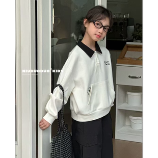 【小慕家】2025春儿童韩版卫衣休闲时尚百搭宽松潮流63801