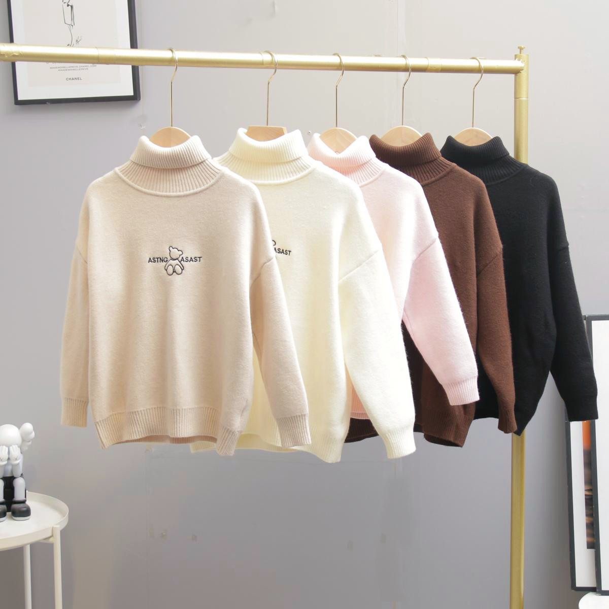 嗨大E小e童装2023冬款男女童一体绒针织衫中大童水貂绒毛衣82579,童装/婴儿装/亲子装,毛衣/针织衫,淘宝优惠券,粉丝福利购,淘宝优惠卷